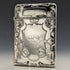 1908 British antique pure silver (925 silver) card case 63g Crisford and Norris
